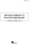 ISSN: 2359-3288 REVISTA DIREITO À SUSTENTABILIDADE