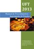 UFT 2013. Manual de Procedimentos Suprimento de Fundos