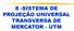 8 -SISTEMA DE PROJEÇÃO UNIVERSAL TRANSVERSA DE MERCATOR - UTM