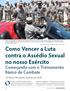 Como Vencer a Luta contra o Assédio Sexual no nosso Exército. Começando com o Treinamento Básico de Combate. Cel Bryan Hernandez, Exército dos EUA