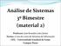 Análise de Sistemas 3º Bimestre (material 2)