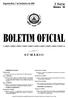 BOLETIM OFICIAL. I Série SUMÁRIO. Número 46. Segunda-feira, 7 de Dezembro de 2009