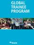 global trainee program