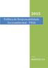 Política de Responsabilidade Socioambiental - PRSA