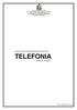 CATÁLOGO DE ESPECIFICAÇÃO DE TELEFONIA