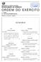 ORDEM DO EXÉRCITO S U M Á R I O 1.ª SÉRIE N.º 10/31 DE OUTUBRO DE 2011 MINISTÉRIO DA DEFESA NACIONAL ESTADO-MAIOR DO EXÉRCITO