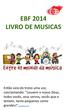 EBF 2014 LIVRO DE MUSICAS