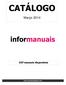 CATÁLOGO. Março 2014. 637 manuais disponíveis. infor.manuais@gmail.com