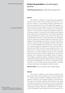 Ensino de gramática: uma abordagem gerativa Teaching grammar: a generative approach