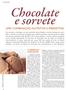 chocolate e sorvete UMA COMBINAÇÃO NUTRITIVA E IRRESISTÍVEL