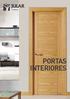 PORTAS INTERIORES. Porta com friso sobre MDF Carvalho