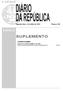 SUPLEMENTO I SÉRIE ÍNDICE. Assembleia da República. Segunda-feira, 4 de Julho de 2011 Número 126