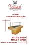 BUFFET LINHA DISTRIBUIÇÃO MANUAL DE INSTRUÇÕES BTLD / BRLD MSLD / MPLD