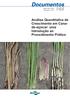 ISSN 1678-1953 Dezembro, 2012. Análise Quantitativa de Crescimento em Canade-açúcar: Introdução ao Procedimento Prático