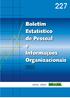 Boletim Estatístico de Pessoal e Informações Organizacionais