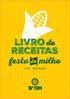 livro de RECEITAS festa do milho