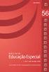 PORQUE UMA REVISTA DE EDUCAÇÃO ESPECIAL: O INÍCIO WHY ONE JOURNAL ABOUT SPECIAL EDUCATION: THE BEGINNING