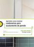 Estão disponíveis cantoneiras para parede e lateral do corrimão para revestir a face de degraus em ângulo reto.