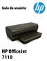 HP Officejet 7110 de grandes formatos. Guia do usuário