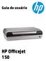 Guia do usuário. HP Officejet 150