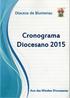 Cronograma Diocesano 2015