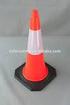 Cone Pequeno - feito em pvc com 50cm de altura Cones grandes - fabricado em PVC com Dimensões (C x L x A): x x 75.