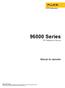 96000 Series. Manual do operador. RF Reference Source
