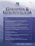 Artigo Original AVALIAÇÃO NUTRICIONAL EM IDOSOS INSTITUCIONALIZADOS NUTRITIONAL ASSESSMENT IN ELDERLY INSTITUTIONALIZED