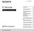 IC Recorder. Manual de instruções ICD-UX512/UX513F (1) Preparativos. Operações básicas