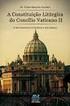 A Constituição Litúrgica do Concílio Vaticano II