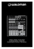 12.4UFX-18.4UFX. 12-Input - 18 Input / 2+2 bus mixers Krystal Mic Preamps / Graphic EQs Premium Multi-FX Processor / USB Interface.