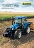 NEW HOLLAND TRACTORES T6OOO