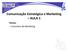 Comunicação Estratégica e Marketing AULA 1. Temas: Conceitos de Marketing