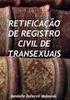 RETIFICAÇÃO DE REGISTRO