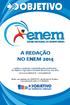 A REDAÇÃO NO ENEM 2014