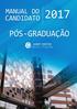 SUMÁRIO. Sobre o curso Pág. 3. Etapas do Processo Seletivo Pág. 8. Coordenação Programa e metodologia; Investimento. Matrícula