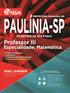 Aula 00. Matemática para AMLURB. Matemática Professor: Guilherme Neves.  Prof. Guilherme Neves 1