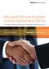Microsoft Service Provider License Agreement (SPLA)