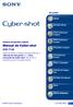 Manual da Cyber-shot DSC-T100. Índice. Índice remissivo VCLIQUE!
