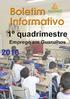 Boletim Informativo - Emprego no 1 Quadrimestre de 2016 EXPEDIENTE