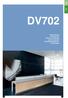 DV703. Qubo. DV702 Led DV702. Linea banconi Counters line Series mostradores Lignes comptoir Rezeptionprogramme Linha balcão LED