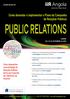 PUBLIC RELATIONS. Como desenhar e implementar o Plano da Campanha de Relações Públicas. incompany
