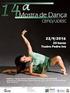 REGULAMENTO MOSTRA DE DANÇA 2016