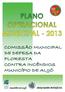 Plano Operacional Municipal 2013 Concelho de Alijó. Índice