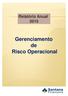 Relatório Anual Gerenciamento de Risco Operacional