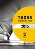 TABELA DE TAXAS ADMINISTRATIVAS 2015