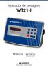 Indicador de pesagem WT21-I. Manual Técnico. Versão 5043, revisão 01. Soluções Globais em Sistemas de Pesagem