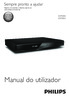 Manual do utilizador. Sempre pronto a ajudar DVP2850 DVP2852. Questões? Contacte a Philips