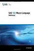 SAS Programação 2. - SQL, Recursos de DATA Step, MACRO - Apostila de Treinamento: Universidade Estadual de Campinas