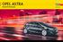 OPEL ASTRA. Manual de Instruções